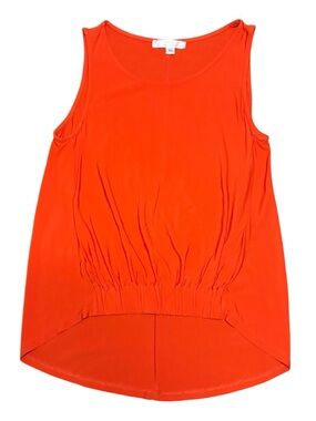 DREW Women’s XS made in USA Vibrant Orange Blouson Tank Top
